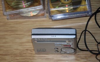 MINIDISC / minidisk recorder SONY MZ-R70, DO,sluch.,MD media - 9