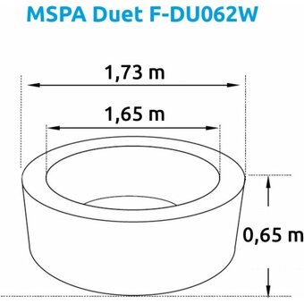 Vířivý bazén MSPA Duet F-DU062W - 9