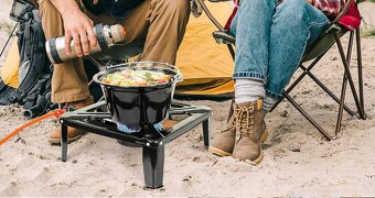 Silná plynová stolička 8 kW – TURISTICKÝ VAŘIČ Profesionálí - 9