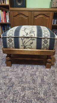 Sedací souprava 3+1+1 + taburet - 9