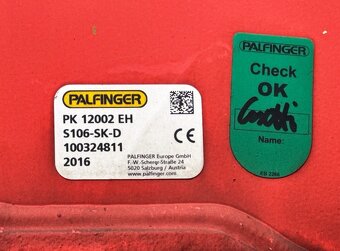 Lehká hydraulická ruka PALFINGER PK 12002-EH A, r. 2016 - 9