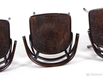 4x prvorepubliková křesílka, židle THONET - 9