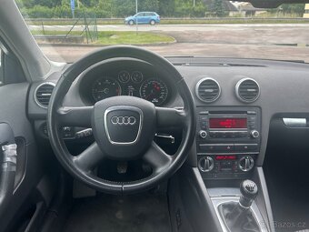 Audi A3 2.0TDI 103kw  2009 253Tkm serviska  Alu 17" top sta - 9