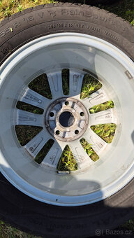 Al disky 5x112 originál VW + letní pneu 205/55/R16 - 9