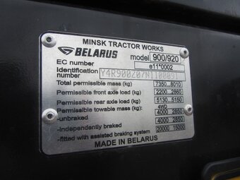 Traktor BELARUS 920.2 - 9