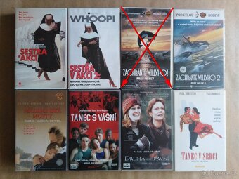 VHS KAZETY original mix - 1 kus = 80Kč - 9