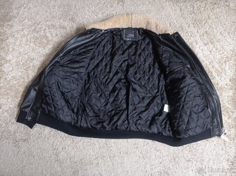 NOVÁ letecká kožená bunda s nášivkami - XXL - 9