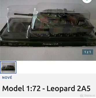 Modely tanků a jiné vojenské techniky 1/72 - 9