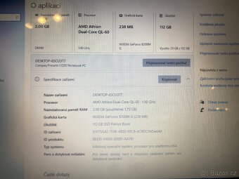 Notebook Compaq Presario CQ50 - 9