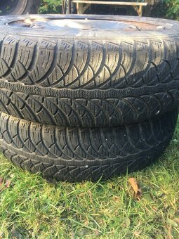 8ks Plechové disky 5x100 s pneu 165/70 R14 - 9
