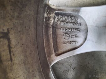 AL.kola 7Jx17H2 ET40 na zimní pneu.215/55R17vxl - 9