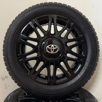 NOVÁ TOYOTA AYGO 4x100 R15 ET35+ZIMNÍ 165/60R15 8,5mm BLACK - 9