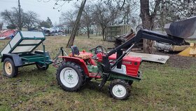 Traktůrek 4x4 s Nakladacem + vlek sklapeci - 9