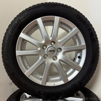 VW / ŠKODA 5x100 R16 ET45+CELOROČNÍ 195/60R16 6,5mm - 9