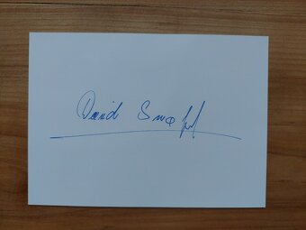 Vlastnoruční autogramy, podpisy slavných osobností, autogram - 9