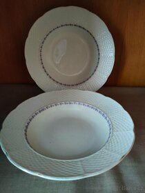 Talíře hluboké, mělké, dezertní, retro .... - 9