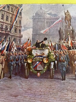 Foto T.G.Masaryk Praha 1918 - 9