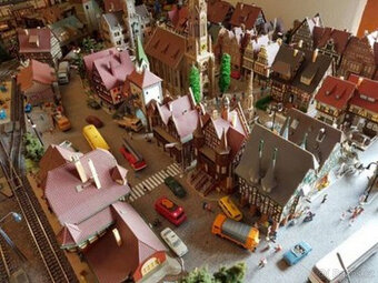 Modelová železnice Märklin H0, kompletní analogová konstrukc - 9