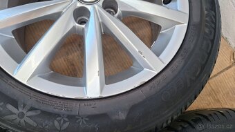 Alu kola VW 15" 5x100 letní pneu 185/60 R15 5+mm Polo - 9