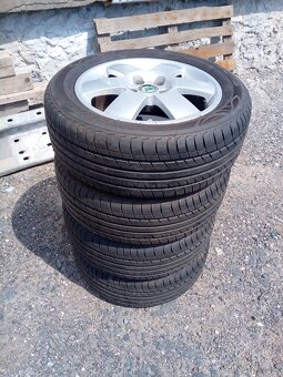 Alu kola 5x100, vč. pneu rozměr 195/55 R 15 - 9