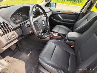 BMW X5 BENZÍN, TAŽNÉ, KOŽENÝ SEDAČKY, HEZKÝ STAV - 9