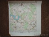 Vojenská profesionální tajná mapa ČSLA Bedněves 1:25 - 9