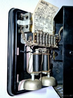 Starožitný nástěnný telefon Kellogg, USA 1910 - 9