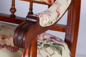 Sedací souprava-1 x sofa+6kusů křesel+oválný stůl-2792 - 9