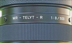 Leica Japan MR-Telyt-R 500/8 zrcadlový teleobjektiv, servis - 9