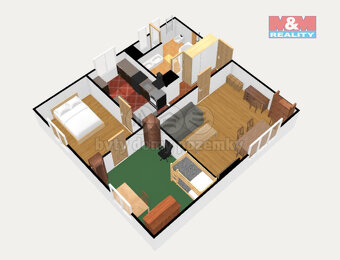 Prodej bytu 3+1, 86 m², Ostrov, ul. Krušnohorská - 9