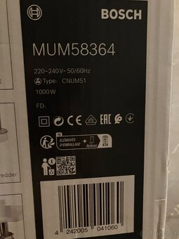 Kuchyňský robot Bosch MUM58364 CreationLine nový - 9