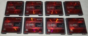 MD minidisc SONY 74/80min., super stav, s obaly, sada 8ks - 9