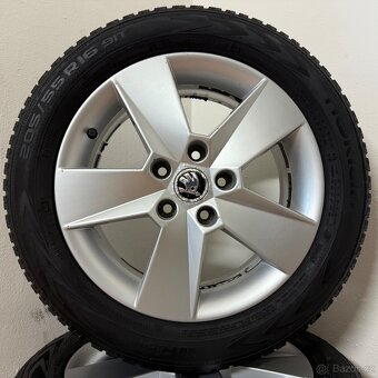 ŠKODA OCTAVIA 3 5x112 R16 ET46+ZIMNÍ 205/55R16 5mm - 9