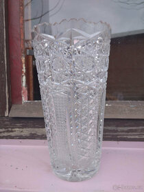 váza z liatinového skla a krištálové - 9