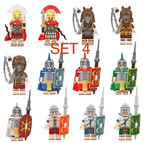 Figúrky Rím + stredovek (6, 8ks) - typ lego, nové - 9