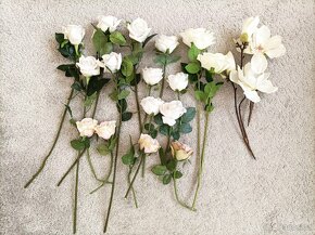 Svatební výzdoba, dekorace, svícny, organza, konfety, holub - 9