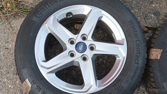 Ford Focus 205/60 r16 originální disky Continental ts870 6_7 - 9