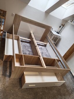 Postel 200x160 s úložným prostorem - 9