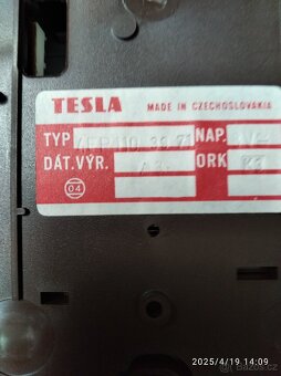 Domovní zvonek Tesla..Kompletní nová nepoužitá sada - 9