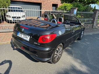 Peugeot 206 1.6 Benzín – TOP STAV, černý, kůže, STK 2027 - 9