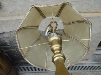 Stolní lampa starožitní. Mosaz. - 9