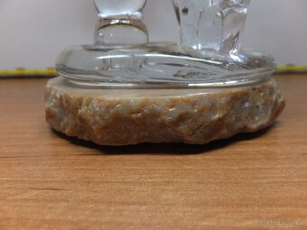 Krásný stromeček štěstí Ametyst a s figurkou slona. - 9