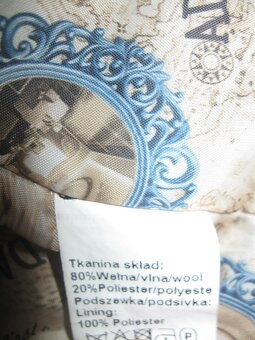 elegantní vlněný kabát šedolila XL/42 pošta zdarma - 9