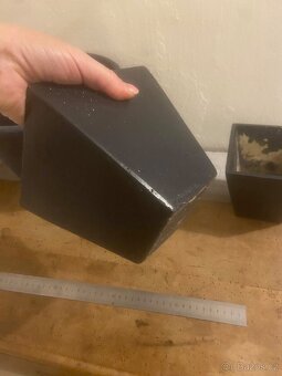 Keramický květináč + 2 x obal na pokojovku - 9