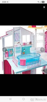Barbie dům s výtahem Mattel - 9