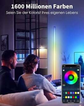 RGBIC LED stojací lampy (170 cm) s dálkovým - sada 2ks - 9