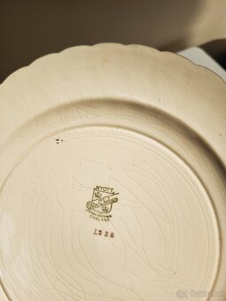 Starožitný anglický lovecký talíř Myott - 9