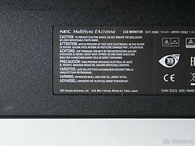NEC MultiSync® EA274WMi IPS LED 2560x1440 (ZÁRUKA) - 9