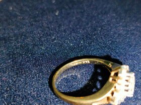 Zlaty damsky prsten Diamanty Vaha 2,837 g - 9
