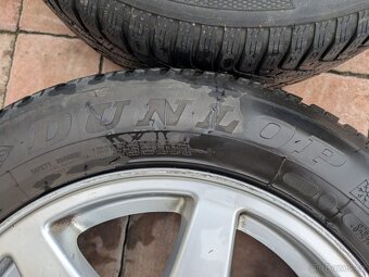 4x alu disky 6½Jx15 H2 ET35 + zimní pneu – Škoda, VW, Seat - 9